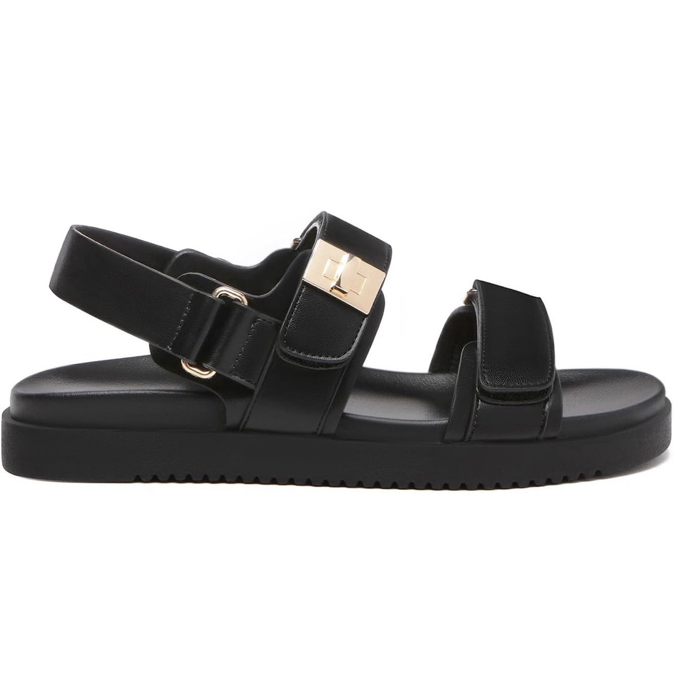 Rihero Women's 10 Comfortable Flat Sandals With Adjustable Back Strap Preppy